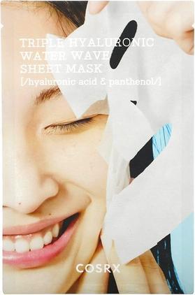Cosrx Triple Hyaluronic Water Wave Sheet Mask 20ml - Hyaluronsäure Gesichtsmaske - Koreanische Hautpflege (20 ml)