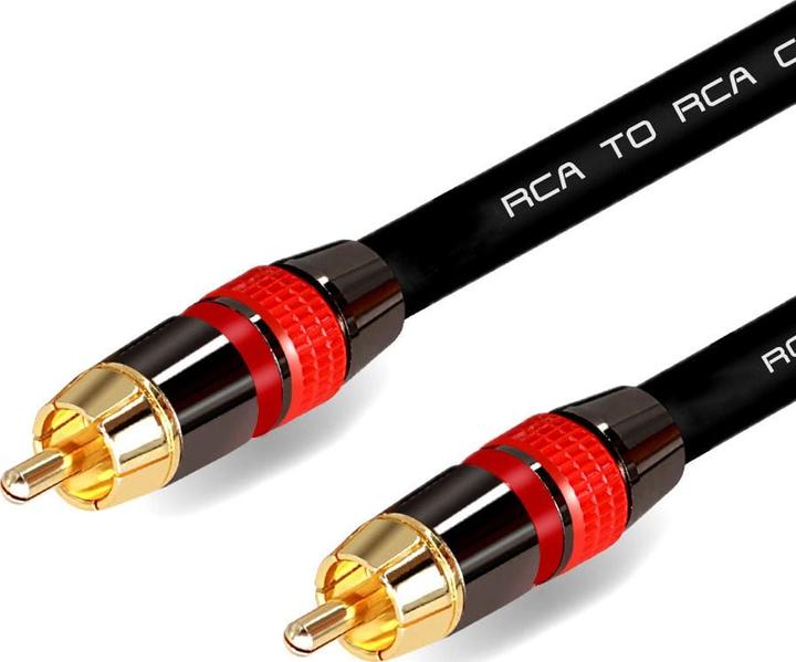 Actual product image Mozo RCA (Cinch) - RCA (Cinch) cable 3m black (MCABLE-RR) (3 m, Cinch)