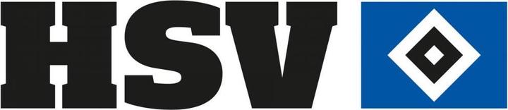Actual product image Hamburger SV HSV logo with lettering (100 x 22 cm)