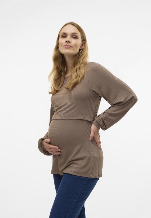 Produktbild Mamalicious Normal geschnitten Rundhals Top Bluse (M)