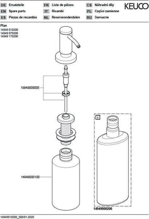 Image du produit Keuco Distributeur de savon Plan à encastrer 14949010200 chromé