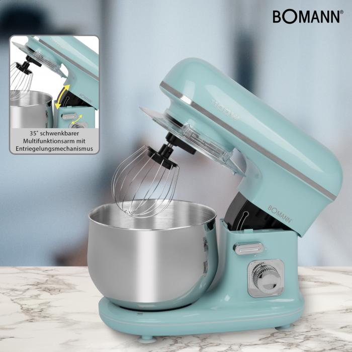 Produktbild Bomann KM 6030 CB Küchenmaschine Mintfarbe (1100 W)