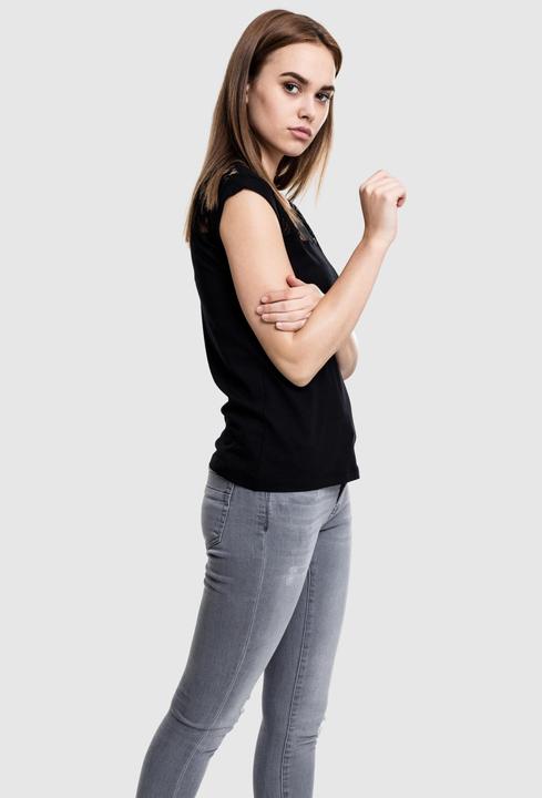 Produktbild Urban Classics Ladies Top Laces Tee (XS)