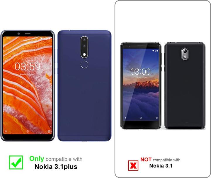 Produktbild Cadorabo Universale Schutzhülle Tasche mit Gürtelclip (Nokia 3.1 Plus)