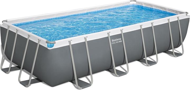 Actual product image Bestway Power Steel Frame Pool Komplett- Set, mit Sandfilteranlage, 549x274x122 (549 x 274 x 122 cm)