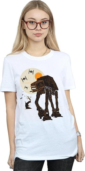 Immagine prodotto Star Wars Halloween AT AT Maglietta Ampia Donna (XL)