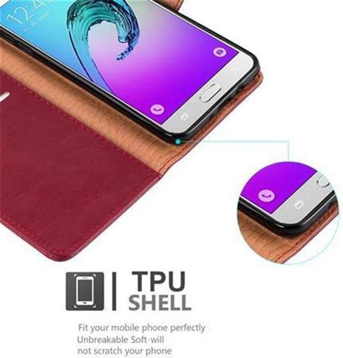 Actual product image Cadorabo Case Luxury Book (Samsung Galaxy J7 2016)