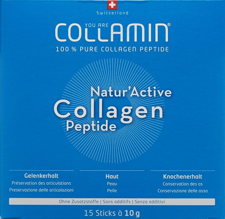 Immagine prodotto Collamin Peptidi di collagene attivi della natura (15 Pezzo/i, Polvere, 10 g)