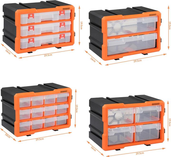 Actual product image Monzana Small Part Organiser (19.50 cm, 16 cm)