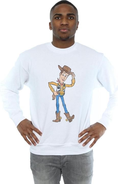 Actual product image Disney Mens Toy Story 4 Sheriff Woody Pose Sweatshirt (XXL)