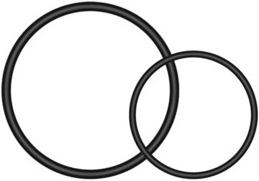 Produktbild Garmin O-Ringe für Aero-Kombi Lenkerhalterung