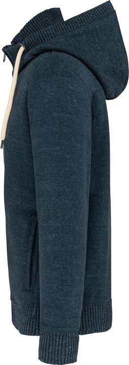 Actual product image Kariban Mens Vintage Heather Sherpa Lined Fleece Jacket (M)