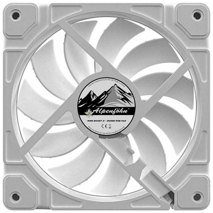 Actual product image Alpenföhn 120mm Wing Boost 3 ARGB High Speed PWM Fan, Triple (120 mm, 3 x)