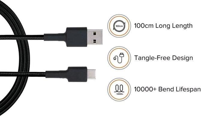 Produktbild Xiaomi Mi Cable (1 m, USB 2.0)