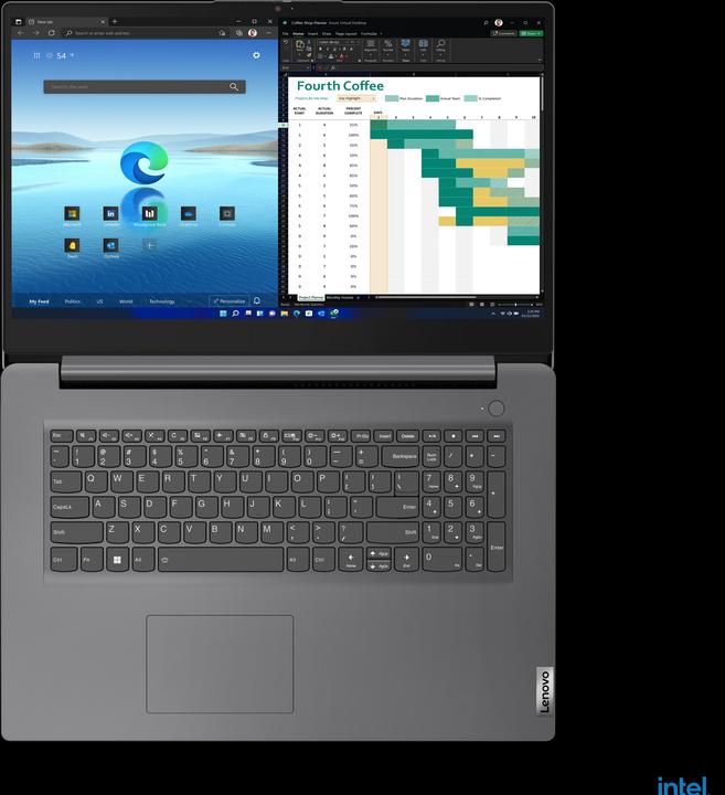 Image du produit Lenovo V17 Gen 4 (17.30", Intel Core i7-1355U, 16 Go, 512 Go, DE)