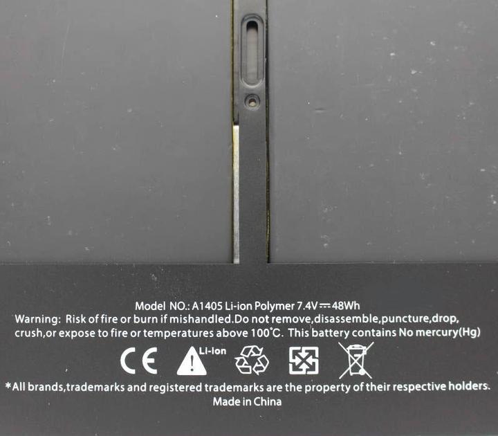 Immagine prodotto AccuCell Batteria MacBook Air 13 (4 Celle, 5200 mAh)