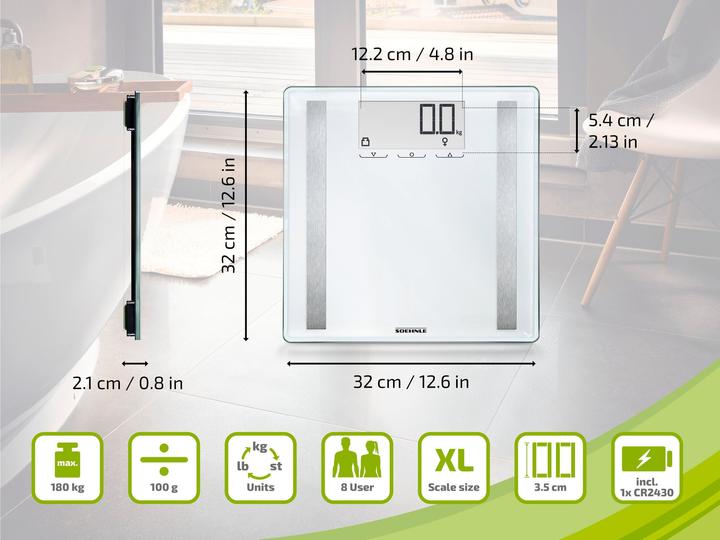 Actual product image Soehnle Analysing scales (180 kg)