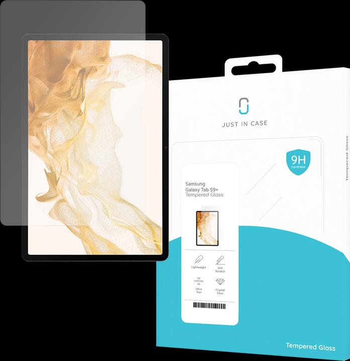 Produktbild Cazy Schutzglass Kompatibel mit Samsung Galaxy Tab S9+ / S9 FE+ - Displayschutz Tempered Glass - (1 Stück, Galaxy Tab S9+, Galaxy Tab S9 FE+)