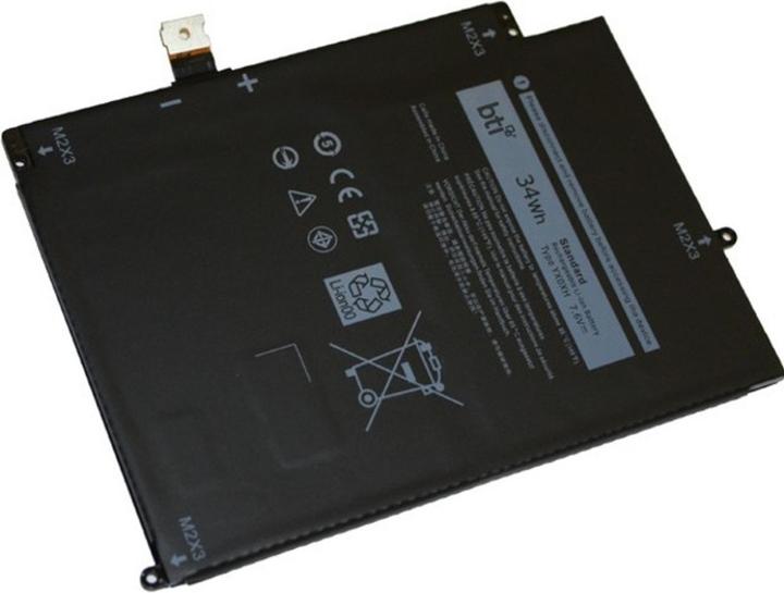 Actual product image Dell Btry Pri 34whr 2c Lith Smp (2 Cells, 4250 mAh)