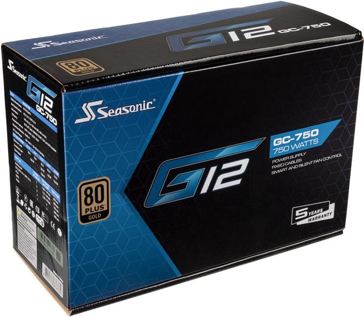 Actual product image Seasonic G12 (750 W)