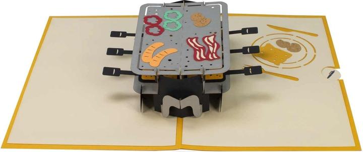 Actual product image Hervorragend 3D pop-up card raclette (1 pcs.)