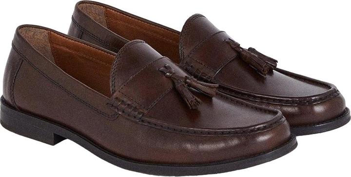 Actual product image Burton Mens 1904 Tassel Leather Penny Loafers (44.5)