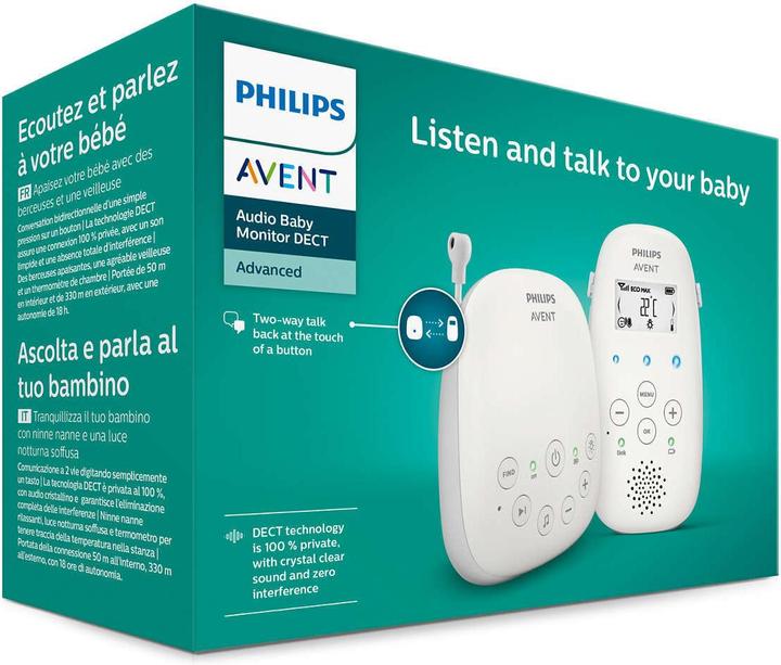 Productafbeelding Philips Avent Audio Advanced (Babyfoon Audio, 330 m)