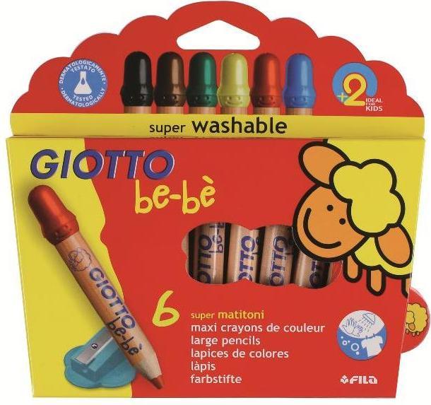 Immagine prodotto Giotto Matite colorate be-bé Jumbo Multicolore (Multicolore, 6 x)