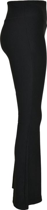 Actual product image Urban Classics Ladies High Waist Rib Boot Cut Leggings (XS)