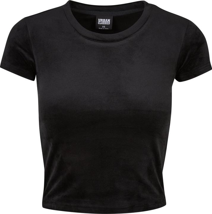 Urban Classics Ladies Short Velvet Tee