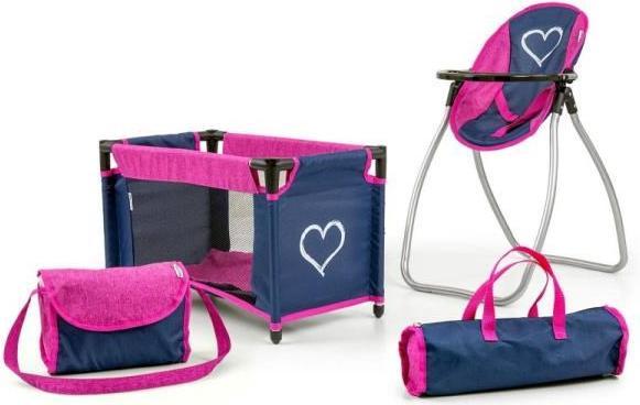 Productafbeelding Mally Elsa Prestige Navy Milly poppenset