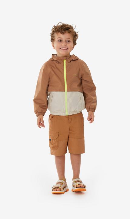 Image du produit Quechua Veste de randonnée imperméable enfant 2-6 ans, MH500 marron (102)
