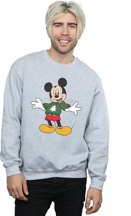 Produktbild Disney Mickey Mouse Christmas Jumper Stroke Sweatshirt (M)