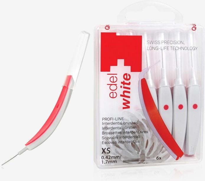 Produktbild Edel + White Interdentalbürsten XS 0.42mm 6 Stk. (6 x, 0.42 mm)
