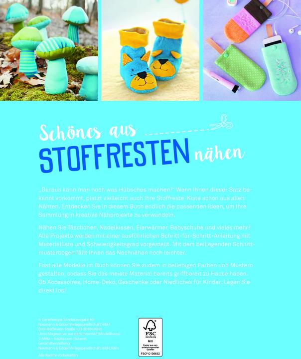 Image du produit Schönes aus Stoffresten nähen - Accessoires, Geschenke & Home-Deko (Allemand, 2021)