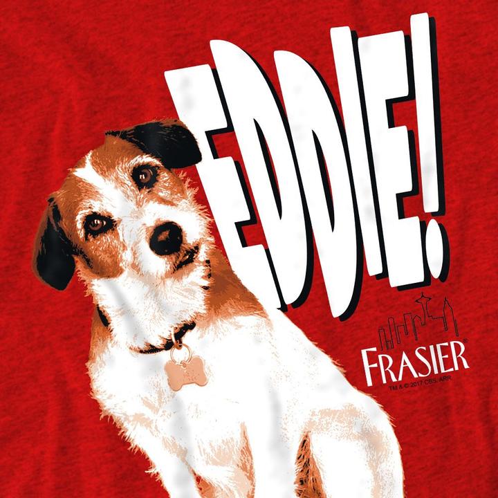 Actual product image Frasier Unisex Adult Eddie T-Shirt (L)