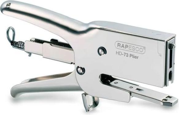Rapesco Pince-agrafeuse HD-73, chromée (70 feuilles)