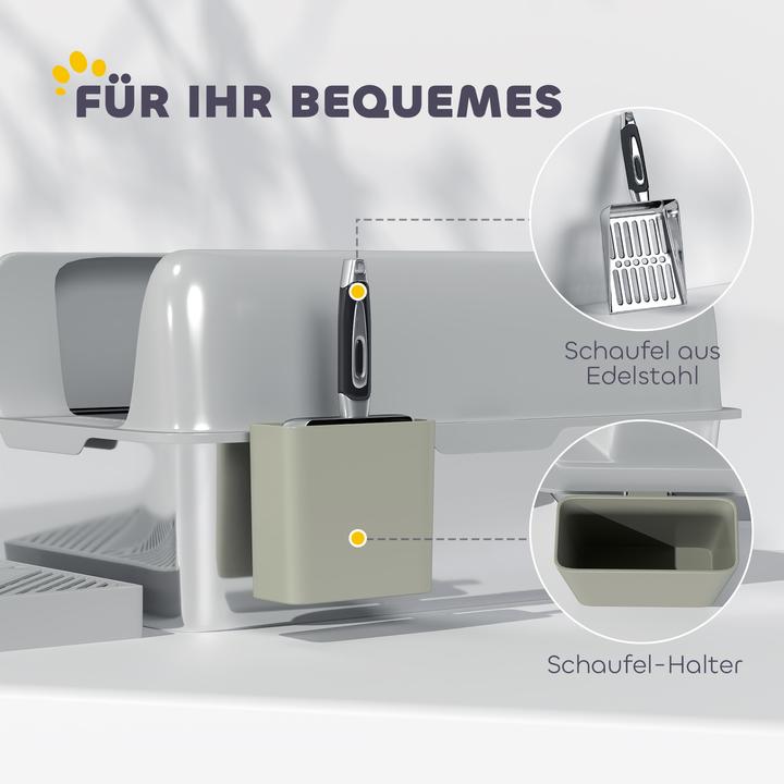 Actual product image PawHut Katzentoilette (Cat litter tray open)