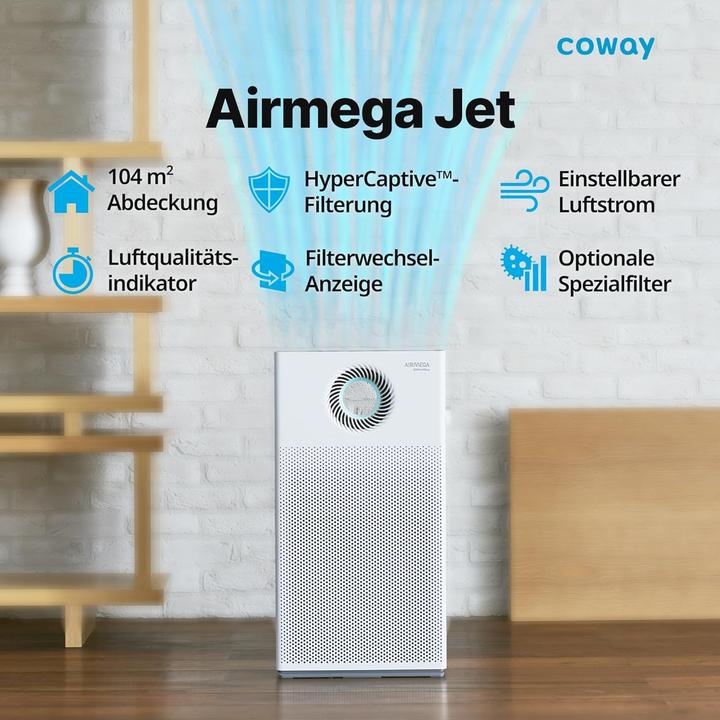 Produktbild Coway AIRMEGA JET Luftreiniger AP-1220B (104 m²)