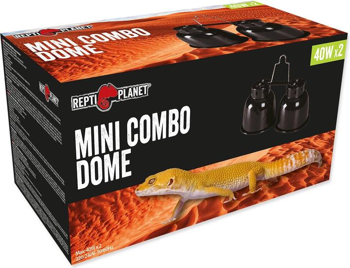 Actual product image Repti Planet Reflector lamp Mini Combo Dome 2 x 40 W (UVB, UVA)