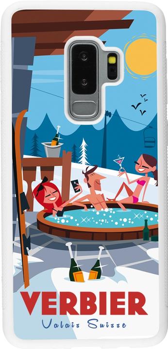 Image du produit PhoneLook Coque Silicone rigide blanc Verbier Mountain Jacuzzi (Samsung Galaxy S9+)