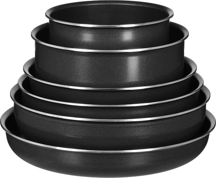 Immagine prodotto Tefal Ingenio Easy Cook Clean Set di pentole da 13 pezzi (28 cm, Set di pentole e padelle da cucina, Acciaio inossidabile, Alluminio)