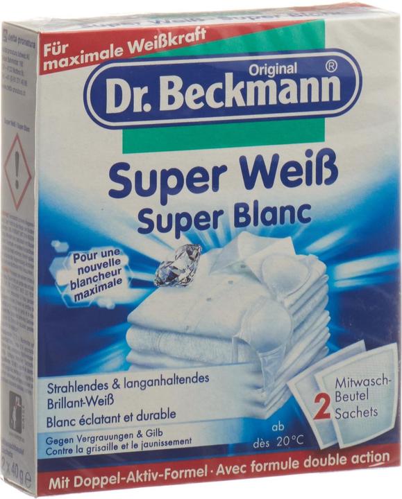 Actual product image Dr. Beckmann Super White (2 Washing cycles, Washcloths)