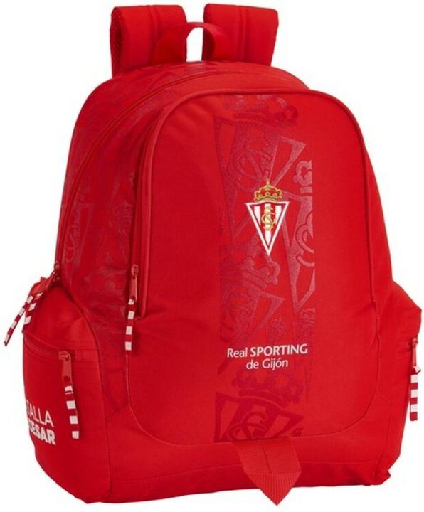 Actual product image Real Sporting de Gijón school rucksack red