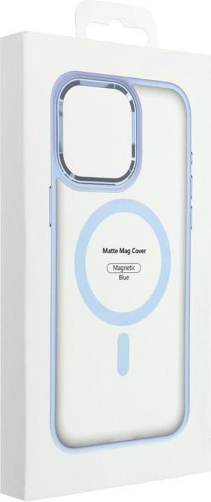 Actual product image OEM Back panel cover MATTE MAG COVER case compatible with MagSafe for IPHONE 11 Pro blue (Apple iPhone 11 Pro)