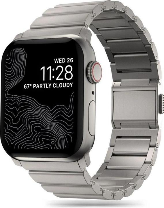 Actual product image Tech-Protect SteelBand bracelet for Apple Watch 4 / 5 / 6 / 7 / 8 / 9 / SE / Ultra 1 / 2 (42/44/45/4 (Stainless steel, 9)
