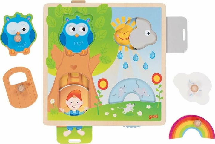 Image du produit Goki Puzzle de fond d'écran Météo 4 pièces (4 pièces)