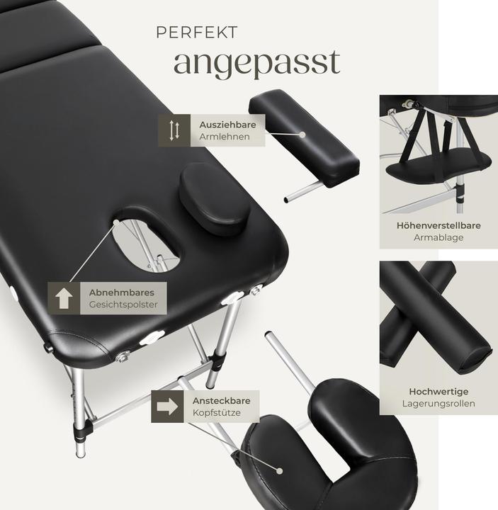 Actual product image tectake 2 zone massage table