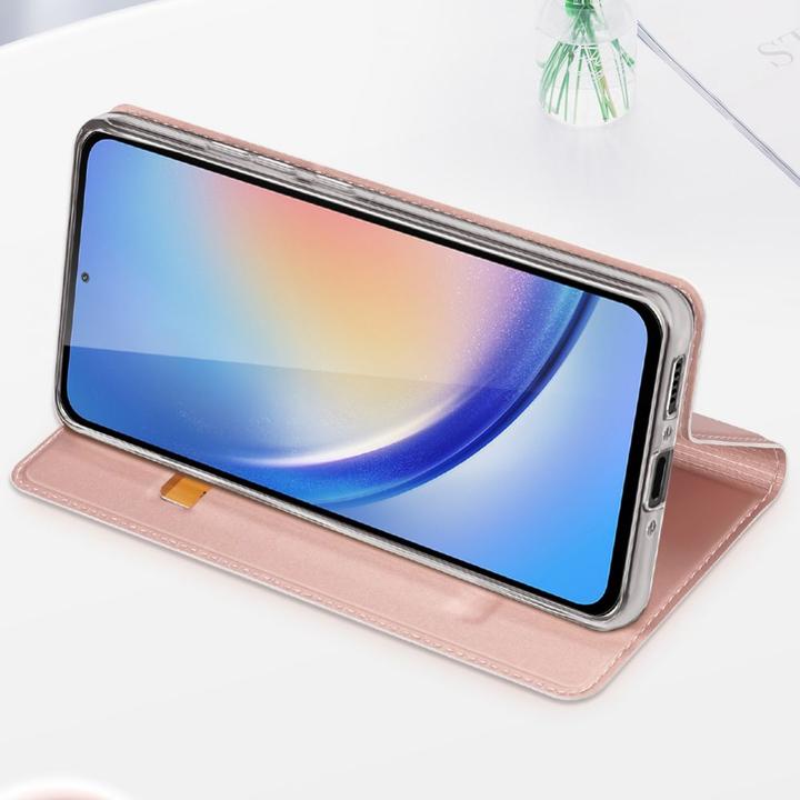 Image du produit Dux Ducis Étui à rabat Skin Pro pour Samsung A35 5G - rose (Samsung Galaxy A35)