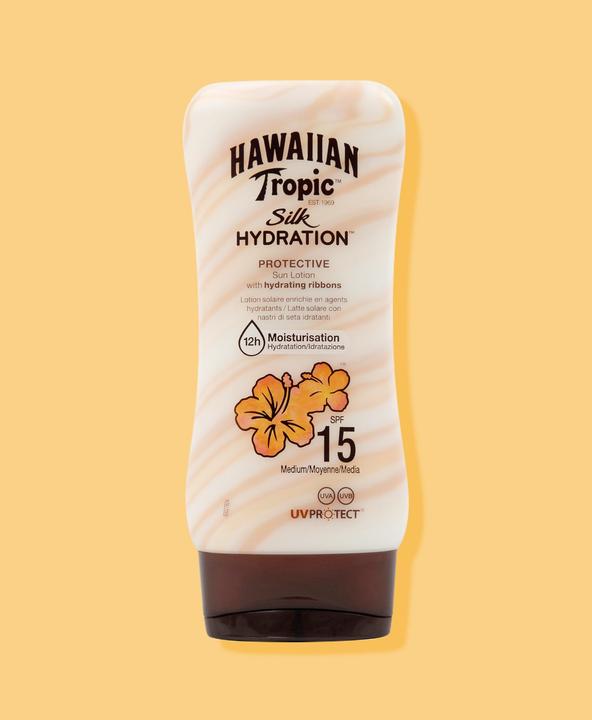 Immagine prodotto Hawaiian Tropic Idratazione della seta (Crema solare, SPF 15, 180 ml, 222 g)